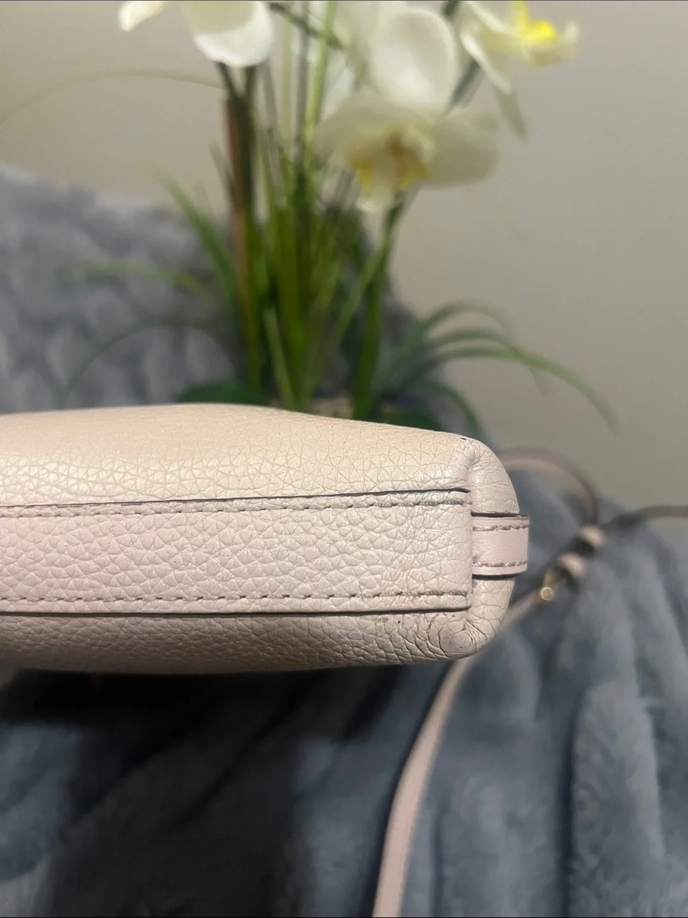 Michael Kors peebled leather